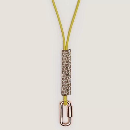  HERMES愛馬仕 22年秋冬 女士 項(xiàng)鏈 Collier Curiosite Mousqueton H071673FOAD