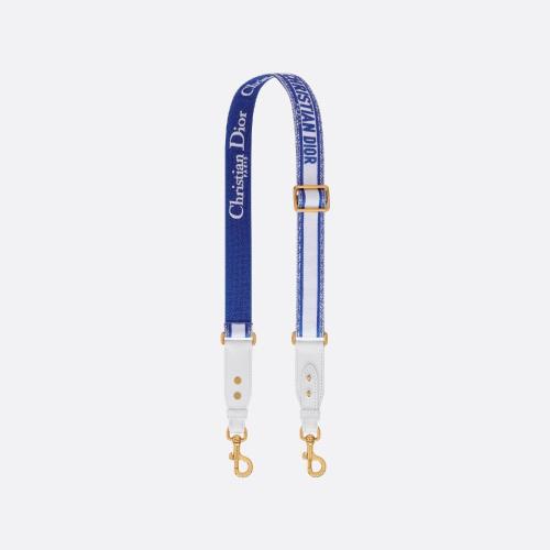  DIOR迪奧 22年秋冬 女士 肩帶 Bandouliere ajustable avec anneau S8553CBTA_M808