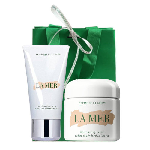 La Mer/海藍之謎 護理套裝（精華面霜100ml+凈透潔面泡沫125ml）新疆不發貨