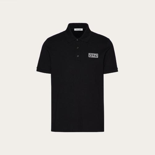  VALENTINO華倫天奴 22年秋冬 男士 短袖T恤 POLO VLTN TAG WV3MH01N72E0NO 預定商品1-3周發貨