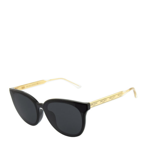 Jimmy Choo/周仰杰 太陽鏡 墨鏡  大框 黑色 經(jīng)典 百搭 氣質(zhì) 男女款 全框 JAIME/G/SK 67mm