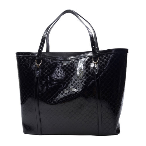 GUCCI/古馳 女士漆皮經典雙G logo編織手提包單肩包