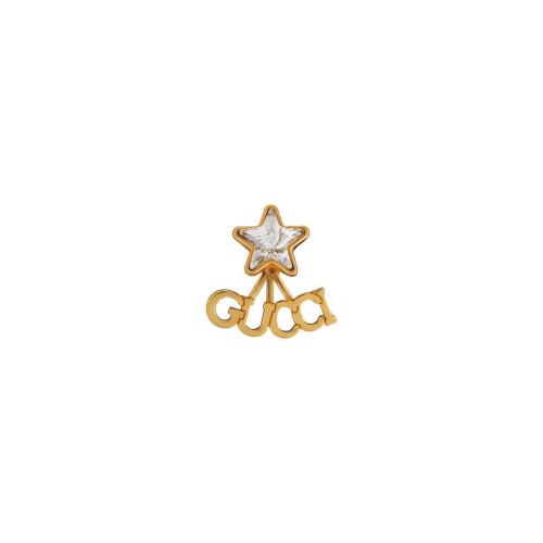  GUCCI古馳 22年秋冬 女士 手寫體GUCCI單邊耳環 679076 J1D50 8031 預定商品2-6周發貨