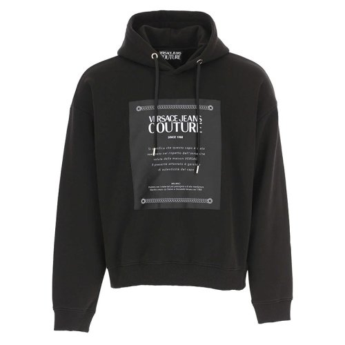  VERSACE JEANS COUTURE 男士黑色時尚休閑衛衣 B7GUA7F2 0216 899 PLFSX