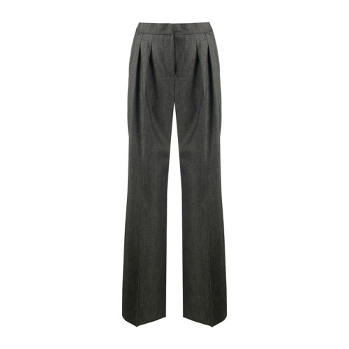 MaxMara/麥絲瑪拉 女士服裝 21春夏 黑色直筒西裝褲 女士西褲