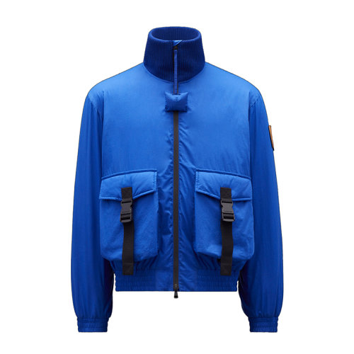 Moncler/蒙克萊 22年秋冬新款 Skiddaw系列 女士寶藍色短款羽絨服夾克H209E1A00004M1621765
