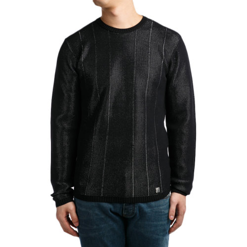 VERSACE/范思哲 男裝 服飾 圓領(lǐng)混紡 男士針織衫/毛衣