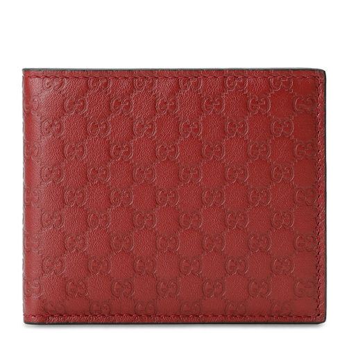 GUCCI/古馳 女士雙G圖案紅色短款錢包女包 365466-BMJ1R-6420