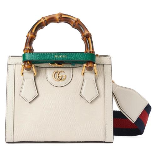  GUCCI古馳 22年秋冬 女士 Gucci Diana竹節迷你托特包 702732 UKMNT 9294