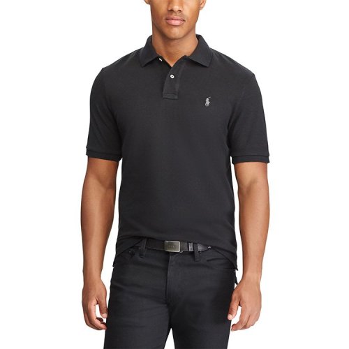 Polo Ralph Lauren/拉夫勞倫馬球  The定修身 高透氣棉質網布 休閑時尚經典男士短袖412936-1