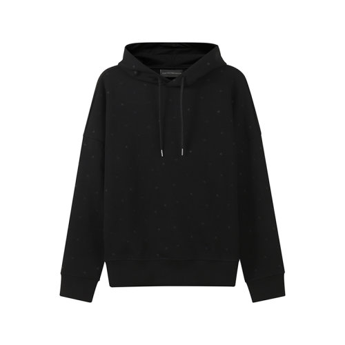 Emporio Armani/安普里奧阿瑪尼 【22秋冬新款】 男士棉質寬松版連帽長袖衛衣運動衫鷹標刺繡 6L1M79 1JHSZ