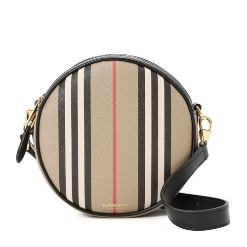 BURBERRY/博柏利 斜挎包 Louise - 標志性條紋環保帆布路易絲包 80272931