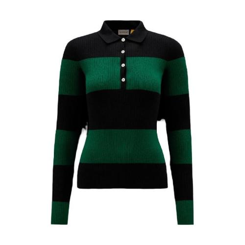  MONCLER蒙可蒙克萊 22年秋冬 女士 長袖Polo Wool Polo Shirt H20949A00002M2279P93