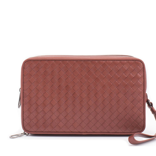 Bottega Veneta/葆蝶家 女士編織拉鏈化妝包女包 244706-V4651多色可選