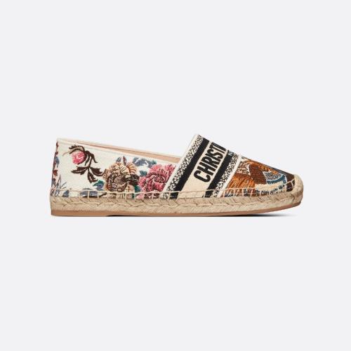  DIOR迪奧 22年秋冬 女士 平底鞋 Espadrille Dior Granville KDB585JHR_S43L