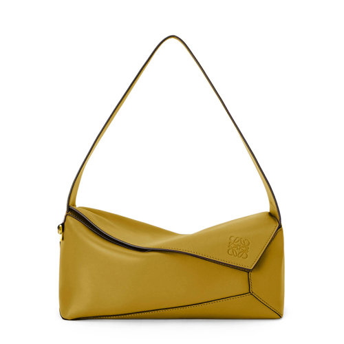 LOEWE/羅意威 22新款Puzzle Hobo系列 女士赭色納帕小牛皮單肩手提腋下包流浪包A510J67X01-8110