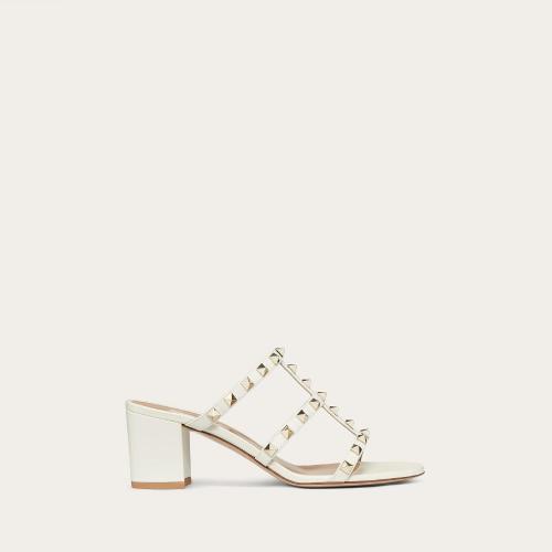  VALENTINO華倫天奴 22年秋冬 女士 高跟涼鞋 Mules Rockstud en veau. Talon?: 60 mm 1W2S0C4