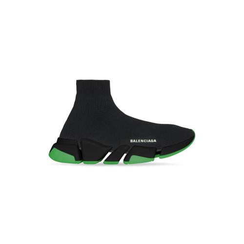  BALENCIAGA巴黎世家 22年秋冬 男士 休閑運動鞋 speed 2.0 clear sole recycled knit sneaker