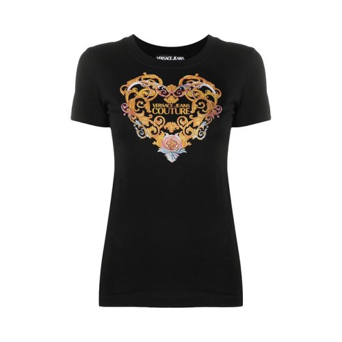  VERSACE JEANS COUTURE 女士印花棉質短袖T恤 B2HWA7PD 30457 899 PLFSX