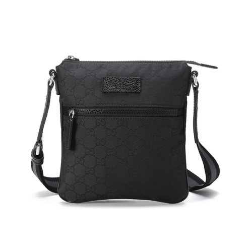 GUCCI/古馳【22春夏新款】男士織物單肩斜挎包GG老花圖案 449183 G1XHN