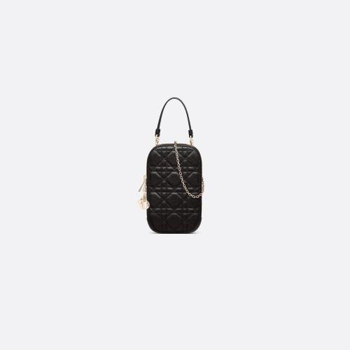  DIOR迪奧 22年秋冬 女士 手機包 Lady Dior 手機袋 S0872ONMJ_M900 預定商品1-3周發貨