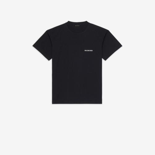  BALENCIAGA巴黎世家 22年春夏 男士 短袖T恤 LOGO MEDIUM FIT T-SHIRT 612966TIVG51070 預(yù)定商品1-3周發(fā)貨