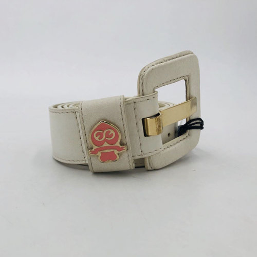 ESCADA/愛斯卡達白色皮質腰帶  512202271  瑕疵折扣