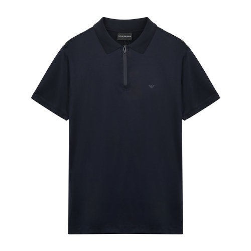 Emporio Armani/安普里奧阿瑪尼[Capsule Travel Essential] 藏藍色 男士短POLO 6K1FC1-1JUVZ-0920  藏藍色 XL 藏藍色 XL