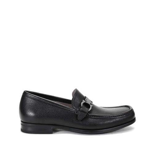 Salvatore Ferragamo/菲拉格慕 男士牛皮GANCINI莫卡辛鞋商務皮鞋 0703762