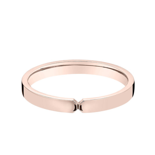 HERMES/愛馬仕 經(jīng)典Ever Kelly系列 小號18K金玫瑰金結(jié)婚戒指H119671B
