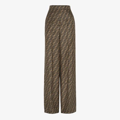  FENDI芬迪 22年秋冬 女士 休閑褲 Trousers FR637_8G3F118W