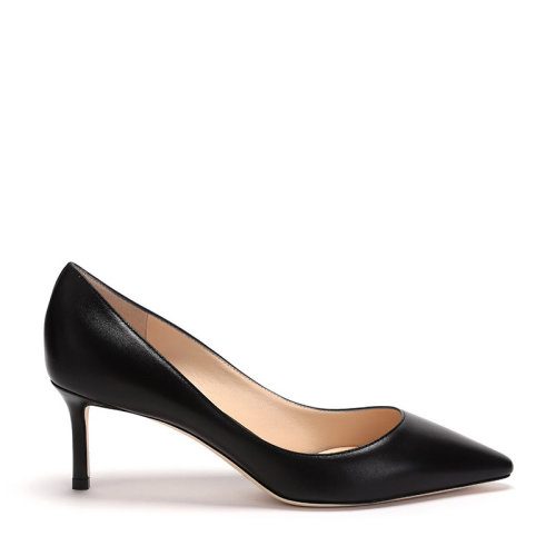 JimmyChoo/周仰杰女士羊皮尖頭高跟鞋 ROMY 60 KID