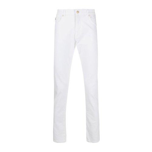  VERSACE JEANS COUTURE 男士白色棉質牛仔褲 A2GVA0K4 60501 003 PLFSX