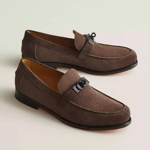  HERMES愛馬仕 22年秋冬 男士 商務休閑鞋 Mocassins Destin H222996ZAME400