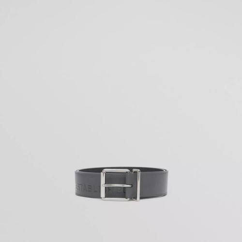  BURBERRY 22年秋冬 男士 Horseferry 印花皮帶 80463021 預定商品1-3周發貨