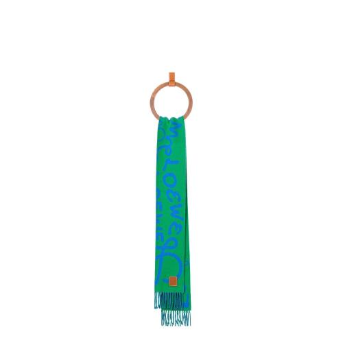  LOEWE羅意威 22年秋冬 女士 圍巾 LOEWE scarf in wool and cashmere F000487XDT-4105