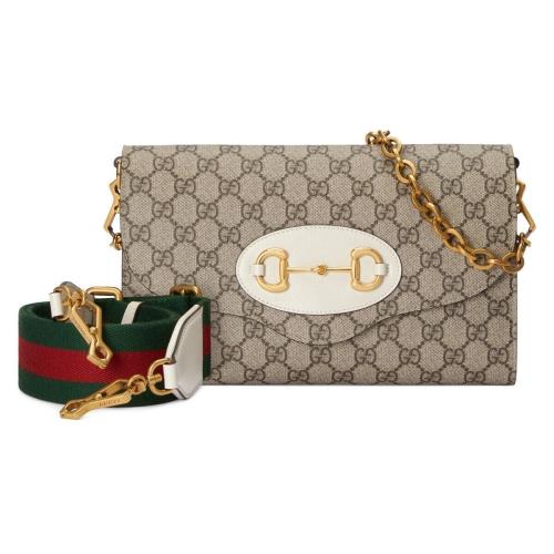  GUCCI古馳 22年秋冬 女士 Gucci 馬銜扣1955系列小號手袋 677286 HUHHX 9759