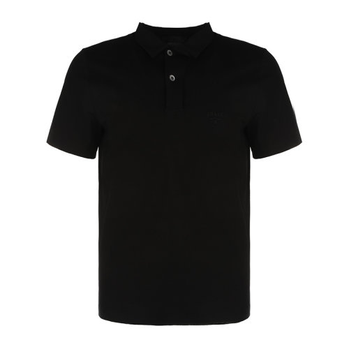 PRADA/普拉達極簡休閑棉質短袖T恤男士短POLO衫UJN6641UO