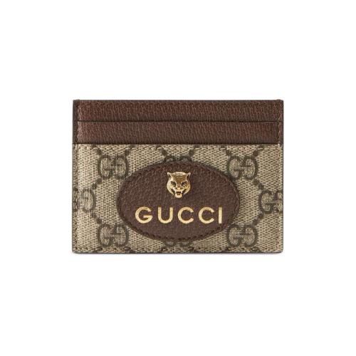  GUCCI古馳 22年秋冬 男士 Neo Vintage_人造帆布卡包 597557 K9GOT 8861