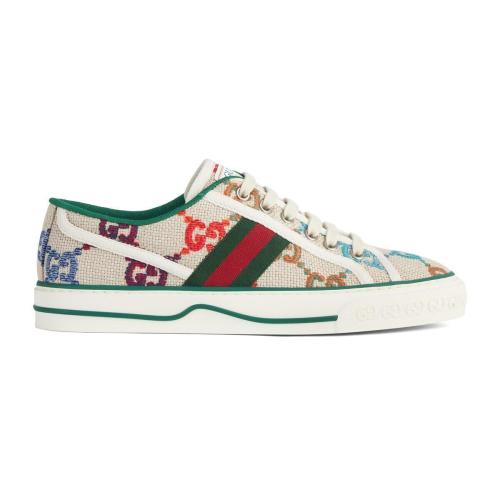  GUCCI古馳 22年秋冬 女士 Gucci Tennis 1977系列女士運(yùn)動(dòng)鞋 606110 UFT30 8466