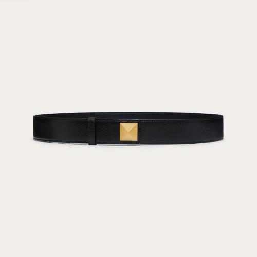  VALENTINO華倫天奴 22年春夏 男士 腰帶 Ceinture Roman Stud en cuir de vachette nuance VY0 預定商品1-3周發貨