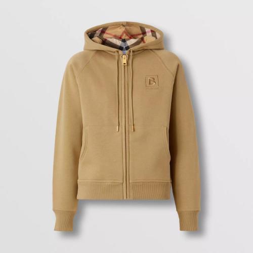  BURBERRY 22年秋冬 女士 字母圖案棉質(zhì)混紡連帽上衣 80615551