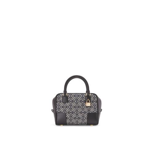  LOEWE羅意威 22年秋冬 女士 手提包 Amazona 19 square bag in jacquard and calfskin A039N10 預定商品1-3周發貨