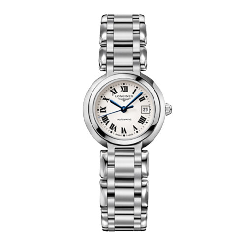 LONGINES/浪琴 心月系列 自動機械鋼鏈銀盤女表26.5毫米L8.111.4.71.6
