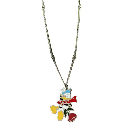 Gucci古馳  限量聯名Disney系列唐老鴨吊墜項鏈