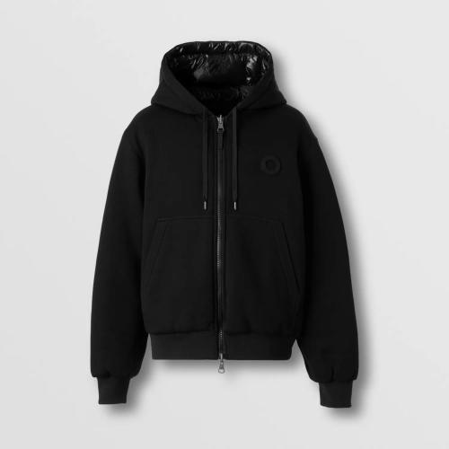  BURBERRY 22年秋冬 男士 雙面兩穿棉質混紡連帽外套 80580631