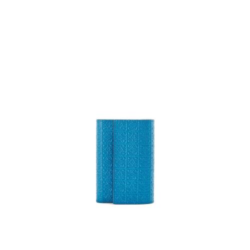  LOEWE羅意威 22年秋冬 女士 錢包 Repeat small vertical wallet in embossed calfskin C499S9