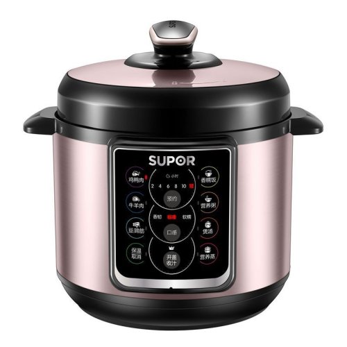 supor/蘇泊爾電壓力鍋智能預(yù)約一鍋雙膽高壓鍋家用5L大容量一鍵開蓋收汁三種口感調(diào)節(jié)SY-50YC15