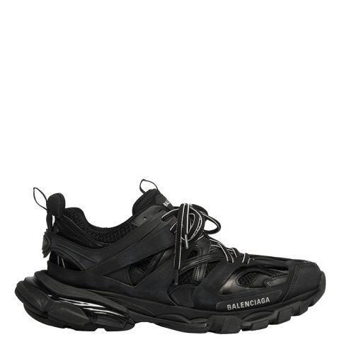 Balenciaga/巴黎世家  黑色網眼和尼龍Track男士運動鞋542023W1GB11000