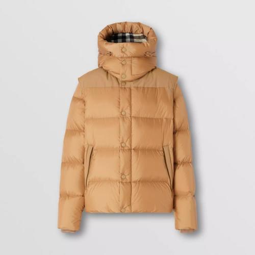  BURBERRY 22年秋冬 男士 可拆式衣袖連帽羽絨服 80591411